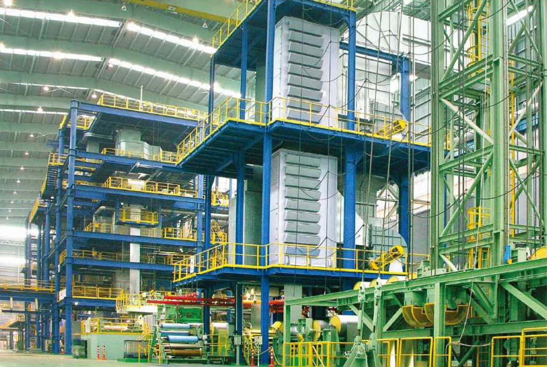 Dây chuyền gia công và nắn phẳng cuộn